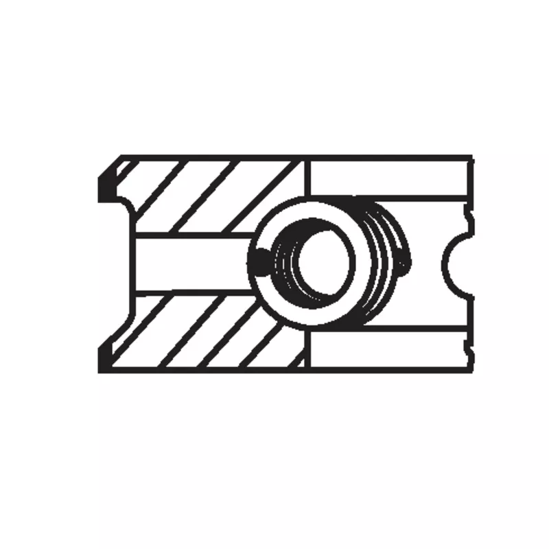 Jeu de segments de pistons MAHLE 448 15 N3 - Visuel 2