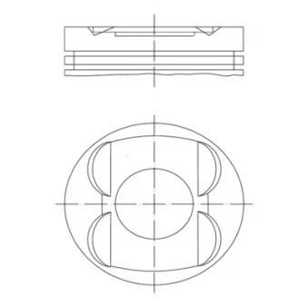 Piston MAHLE 503 97 00 Piston MAHLE 503 97 00