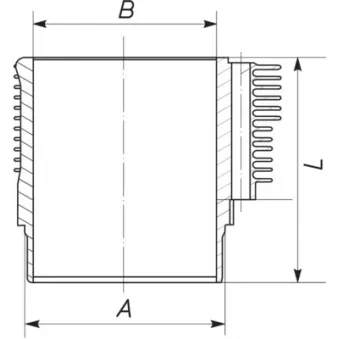 Chemise de cylindre MAHLE 503 WR 20 00
