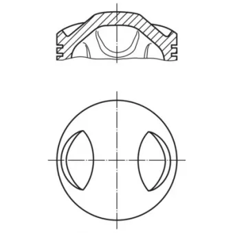 Piston MAHLE 504 01 00