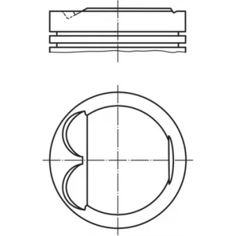 Piston MAHLE 607 77 00