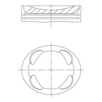 Piston MAHLE 607 78 00