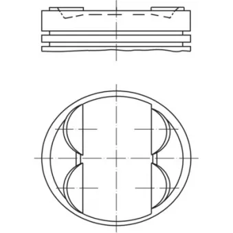 MAHLE 607 80 00 - Piston