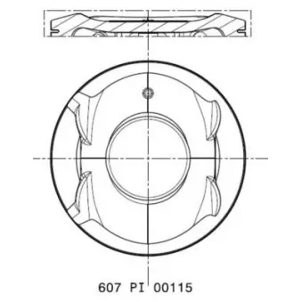 Piston MAHLE 607 PI 00115 000