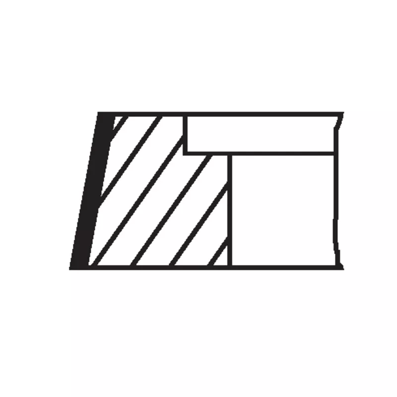 Jeu de segments de pistons MAHLE 627 38 N0 - Visuel 1