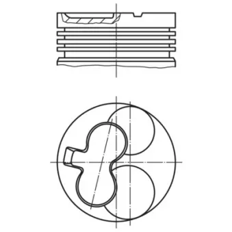 MAHLE 629 20 10 - Piston