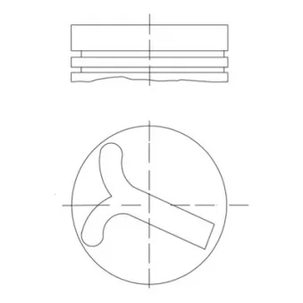 Piston MAHLE [640 57 00]