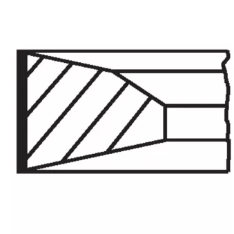 MAHLE 681 01 N0 - Jeu de segments de pistons