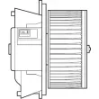 MAHLE AB 107 000P - Pulseur d'air habitacle