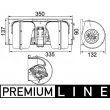 MAHLE AB 85 000P - Pulseur d'air habitacle