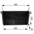 Condenseur, climatisation MAHLE [AC 162 000S]
