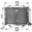 MAHLE AC 168 001S - Condenseur, climatisation