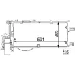 MAHLE AC 309 001S - Condenseur, climatisation