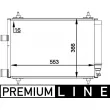 MAHLE AC 314 000P - Condenseur, climatisation