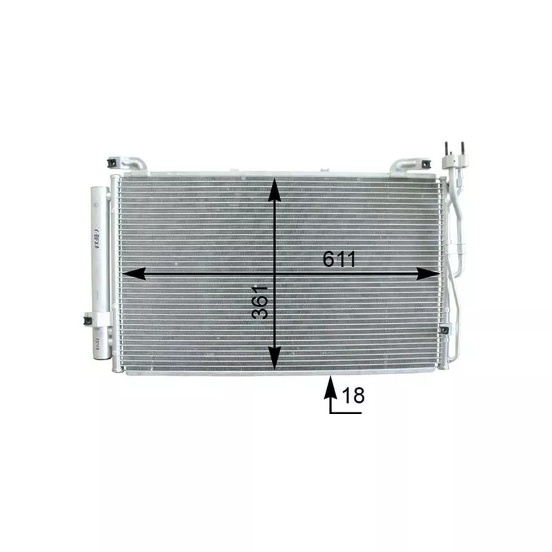 Condenseur, climatisation MAHLE AC 392 000P - Visuel 1