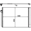 MAHLE AC 405 000P - Condenseur, climatisation