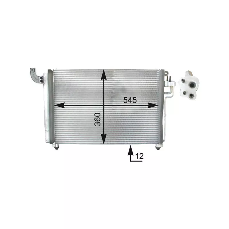 Condenseur, climatisation MAHLE AC 434 000P - Visuel 1