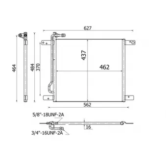 MAHLE AC 521 000S - Condenseur, climatisation