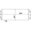 MAHLE AC 527 000S - Condenseur, climatisation