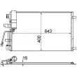 MAHLE AC 607 001S - Condenseur, climatisation