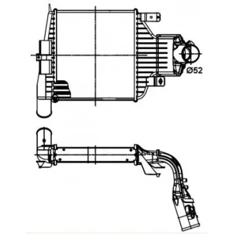 Intercooler, échangeur NRF 30301