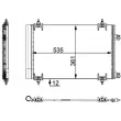 MAHLE AC 668 000P - Condenseur, climatisation