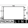 MAHLE AC 703 000P - Condenseur, climatisation