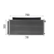 MAHLE AC 717 000S - Condenseur, climatisation
