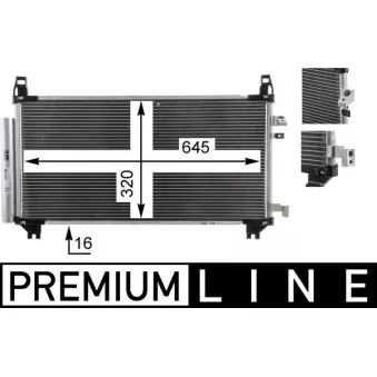 Condenseur, climatisation MAHLE OEM 8846052100