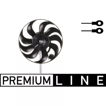 Ventilateur, condenseur de climatisation MAHLE OEM 6Q0959455L