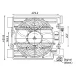 Ventilateur, condenseur de climatisation MAHLE [ACF 24 000S]