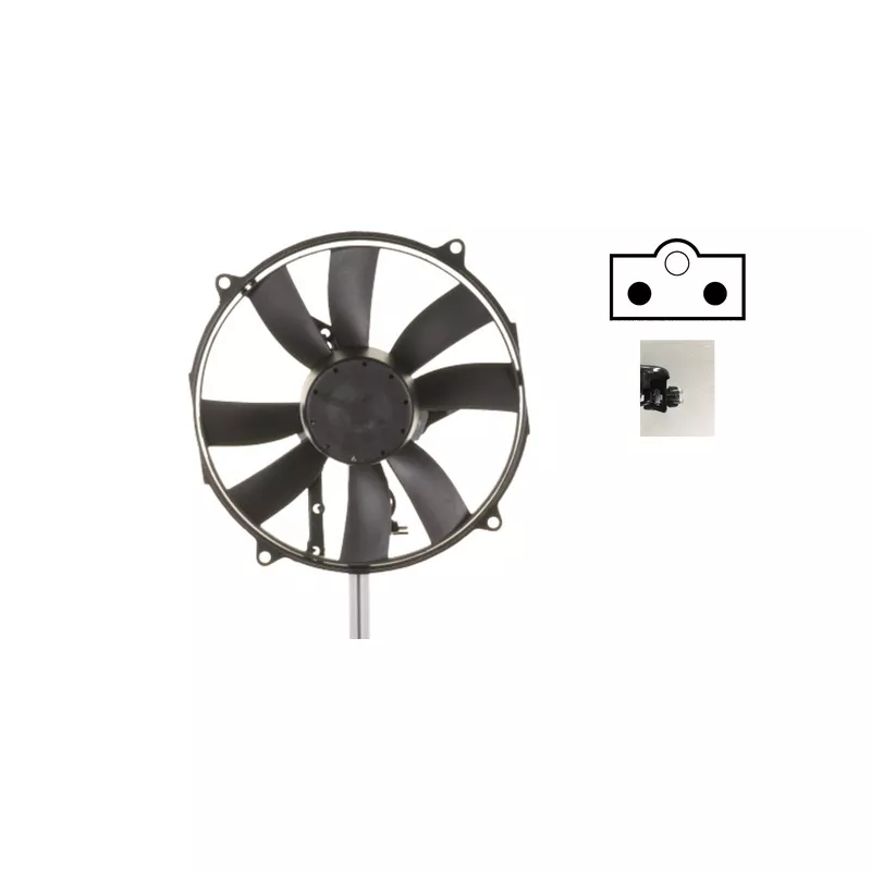 Ventilateur, condenseur de climatisation MAHLE ACF 4 000S - Visuel 1
