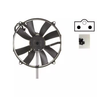 Ventilateur, condenseur de climatisation MAHLE OEM 0015001393