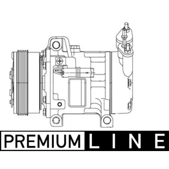 Compresseur, climatisation MAHLE OEM 6453jy