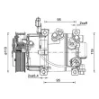 Compresseur, climatisation MAHLE [ACP 1463 000P]