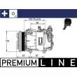 MAHLE ACP 54 000P - Compresseur, climatisation