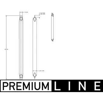 Filtre déshydratant, climatisation MAHLE AD 295 000P