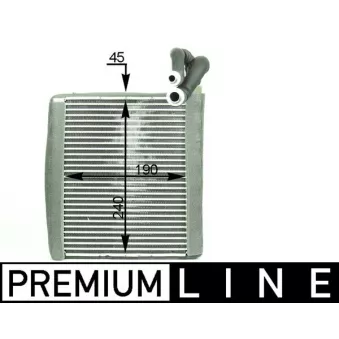 Evaporateur climatisation MAHLE OEM 1785797