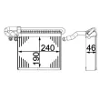 Evaporateur climatisation MAHLE [AE 70 000P]