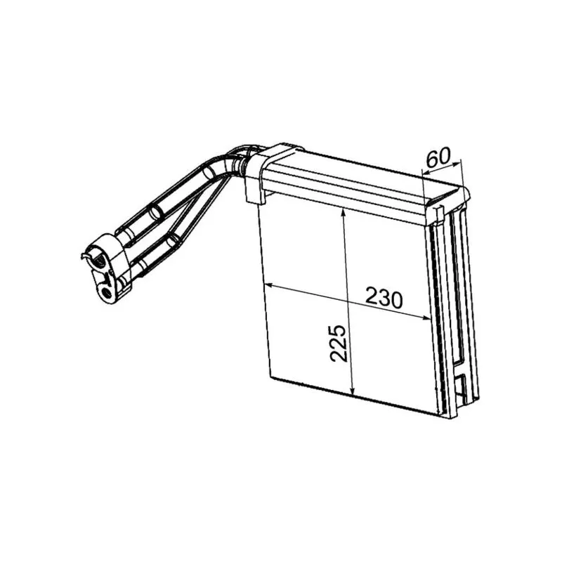 Evaporateur climatisation MAHLE AE 95 000P - Visuel 2
