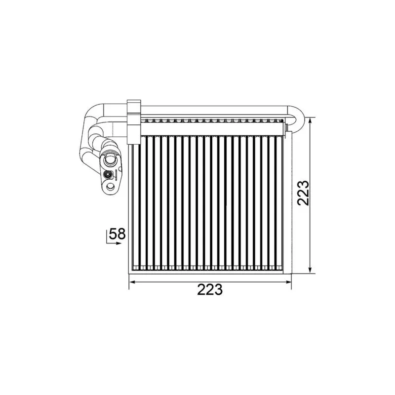 Evaporateur climatisation MAHLE AE 97 000P - Visuel 1