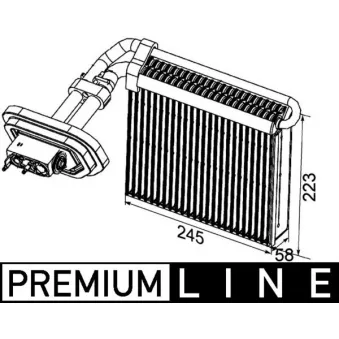 Évaporateur climatisation NRF 36173