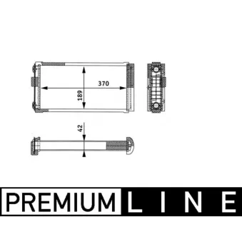 Système de chauffage MAHLE OEM 0038353001