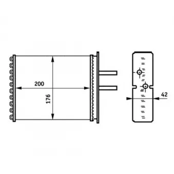Système de chauffage MAHLE OEM 5893932