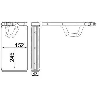Système de chauffage MAHLE AH 231 000S