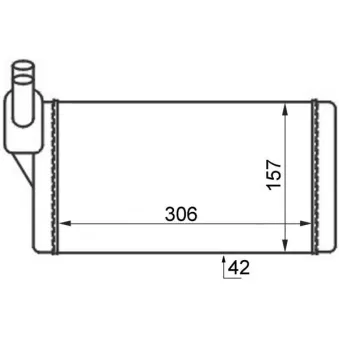 Système de chauffage MAHLE OEM 701819031B