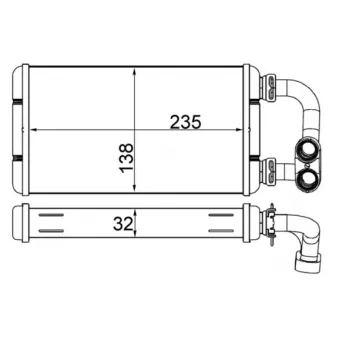 Système de chauffage MAHLE AH 84 000S