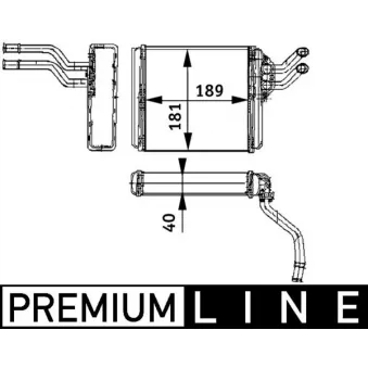 Système de chauffage MAHLE AH 91 000P