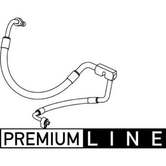 Conduite à haute/basse pression, climatisation MAHLE OEM XS4H19D850AB