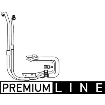 Conduite à haute/basse pression, climatisation MAHLE AP 96 000P pour FORD TRANSIT 2.0 DI - 100cv